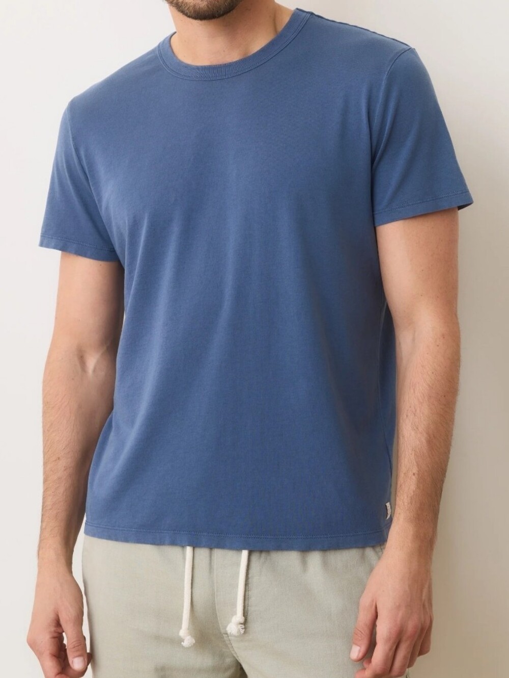 Marine Layer Signature Sea Change Crew Neck Tshirt Mens Size M/L Vintage Indigo.